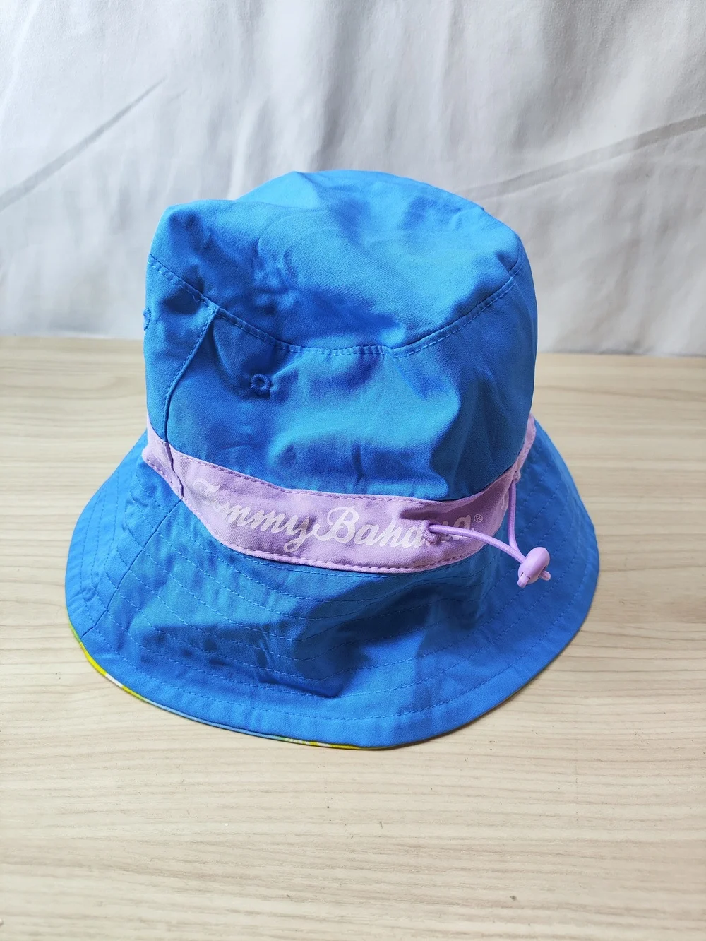 Tommy Bahama Hat Cap Strap Back Youth 2T-4T Blue Purple Reversible Tie Dye Kids